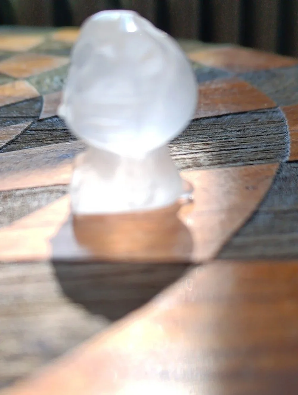 Clear Quartz Crystal Hello Kitty